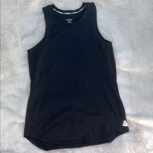 Black mesh workout tank